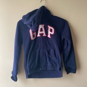 Gap kids navy blue hooded jacket